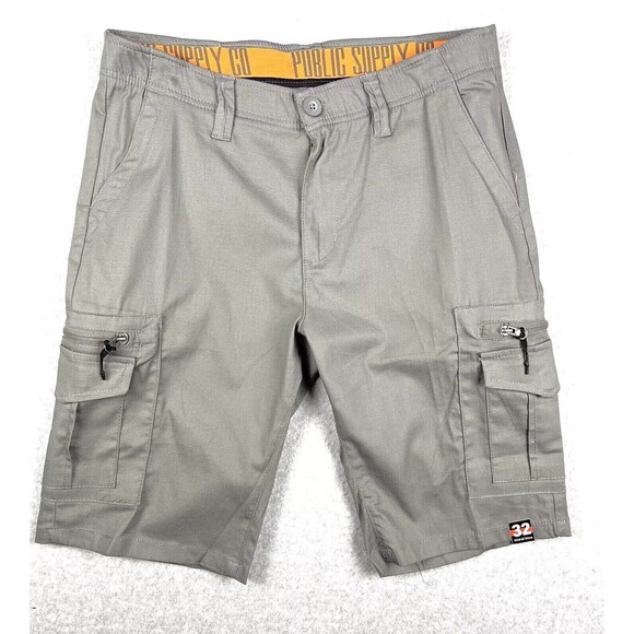 Public Supply Cargo Shorts Utility Pockets Durable Resortwear Outdoor Classic - Picture 2 of 13